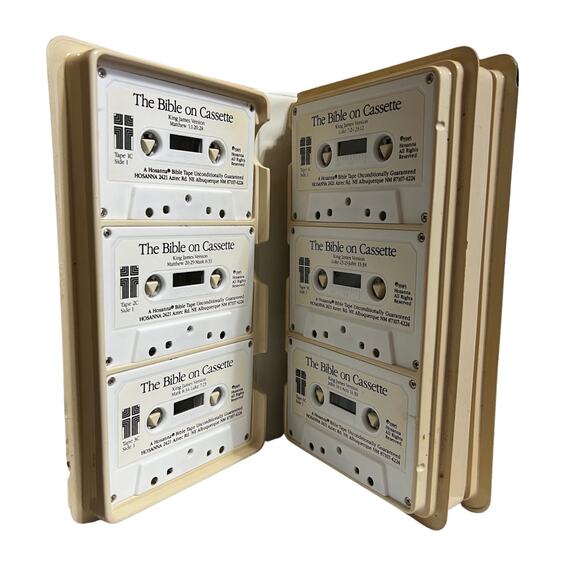 Vintage The Bible King James Edition New Testament 12 Cassette Collection - Picture 4 of 4